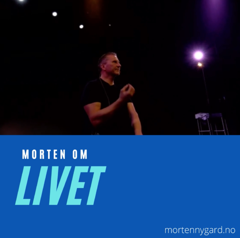 Morten snakker om livet