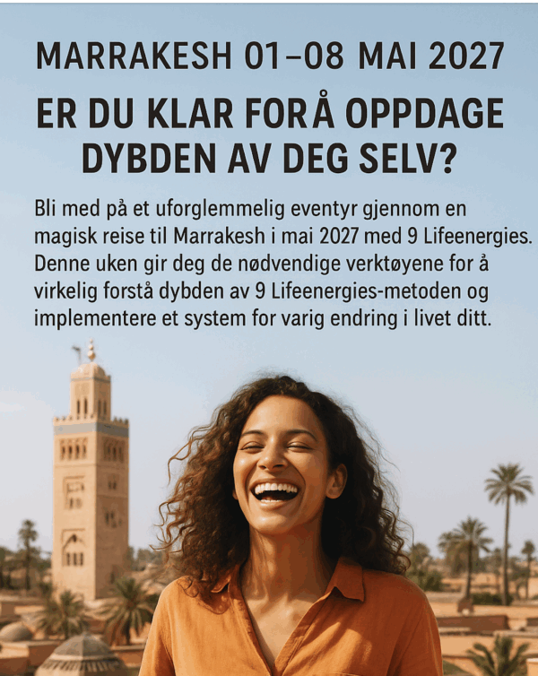 9 Lifeenergies in Marrakesh 01-08 May 2027